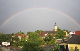 Rainbow over Gerersdorf, © Schild Renate