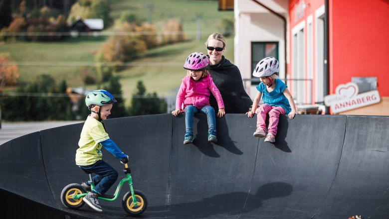 Mini-Bikepark in Annaberg, © Fred Lindmoser