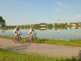 Radfahren an der Donau, © Donau Niederösterreich/Klaus Engelmayer