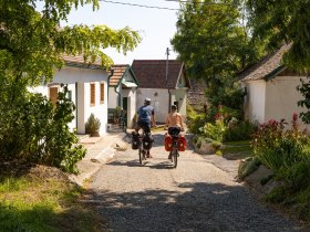 Durch die längste Kellergasse des Weinviertels, © Niederösterreich Werbung / Franziska Consolati