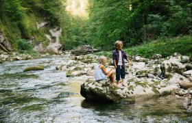 Kinder am Wasser, © Mostviertel