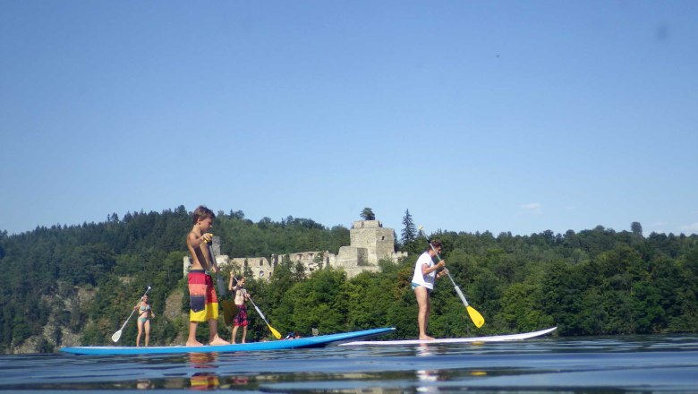 Stand Up Paddling am Stausee Dobra, © enjoy4elements