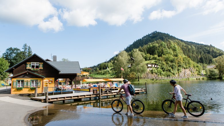 Radfahrer in Lunz am See, © schwarz-koenig.at