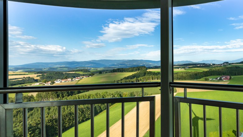 Windrad Lichtenegg - Aussicht von der Plattform, © Wiener Alpen, Christian Kremsl