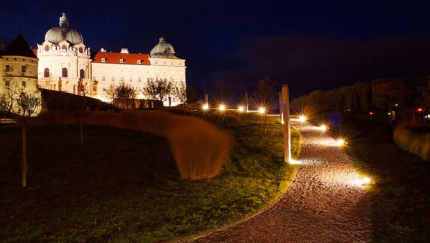 Abendstimmung am Stift Klosterneuburg, © zibuschka