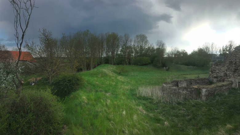 The remains of Sachsendorf Castle can be visited today as ruins, © Franz Pieler