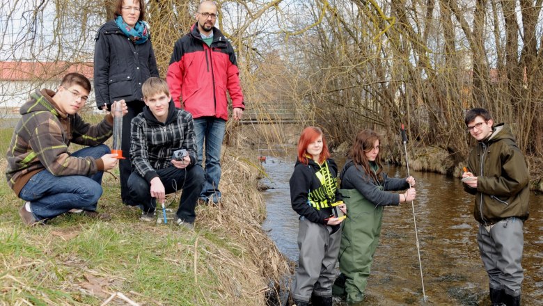 Strömungsmessung HLUW Yspertal, © HLUW Yspertal