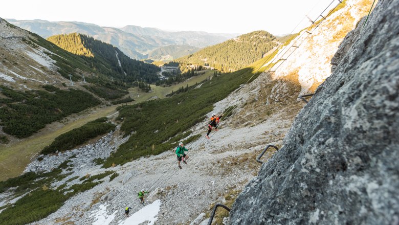 "Heli Kraft" via ferrata at Hochkar, © Martin Fülop