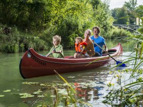 Bootfahren im Wasserpark, © DIE GARTEN TULLN