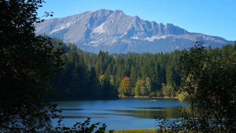 Erlaufstausee mit Blick auf den Ötscher, © Fred Lindmoser