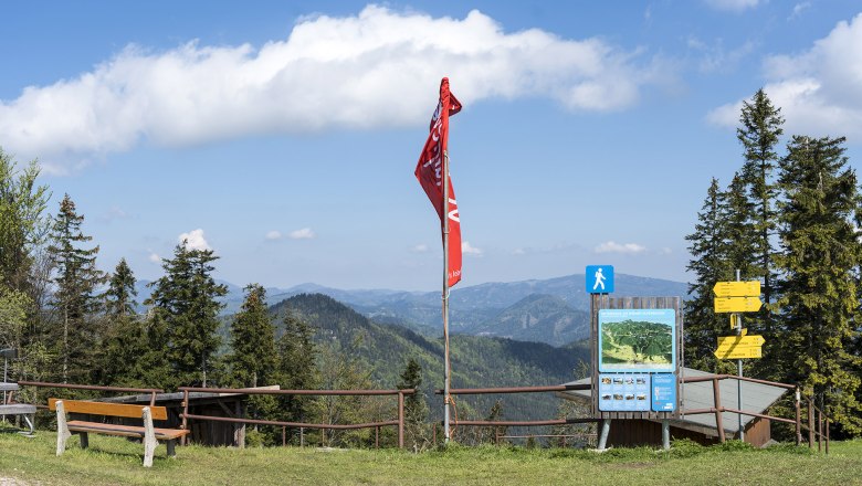 Blickplatz bei der Öhler Schutzhütte, © Wiener Alpen, Franz Zwickl