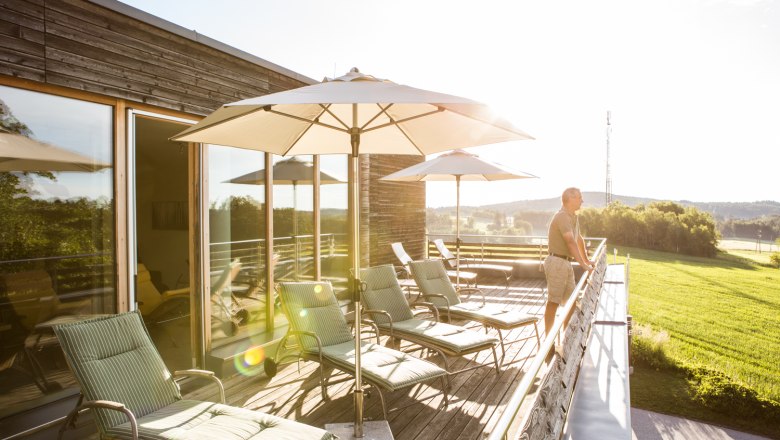 Dachterrasse, © Gesundheitshotel Klosterberg