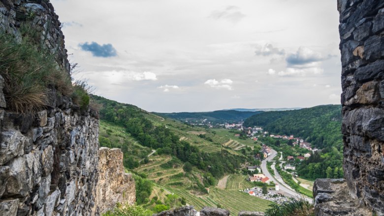 Stiegenabgang Rundgang, © Verein zur Erhaltung der Burgruine Senftenberg