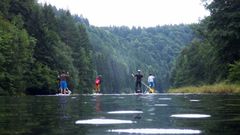 Stand Up Paddling am Kamp, © enjoy4elements