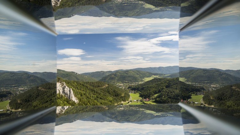 Blickplatz Hausstein, © Wiener Alpen, Foto: Franz Zwickl