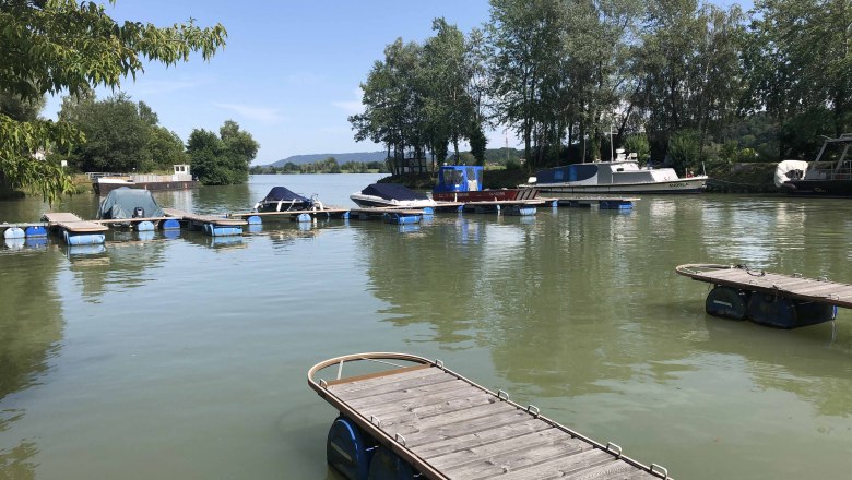 Boote im Marbacher Hafen, © Donau NÖ Tourismus