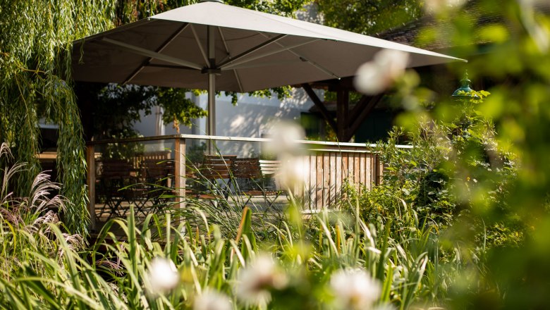 Im Garten, © Mühlsteinstube / Christian Husar