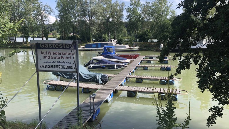 Gästesteg im Marbacher Hafen, © Donau NÖ Tourismus