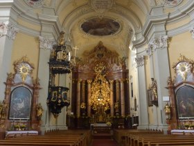 Wallfahrtskirche Pöstlingberg, barocker Hochaltar, © Mostviertel - OÖ Mariazellerweg