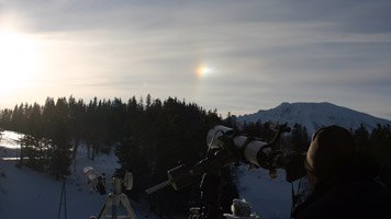 Ausblick von der Astrostation Hochbärneck, © Astrostation