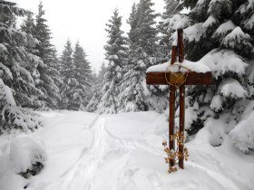 Kreuz am Hennesteck Winter (c) Karl Schachinger, © Mostviertel