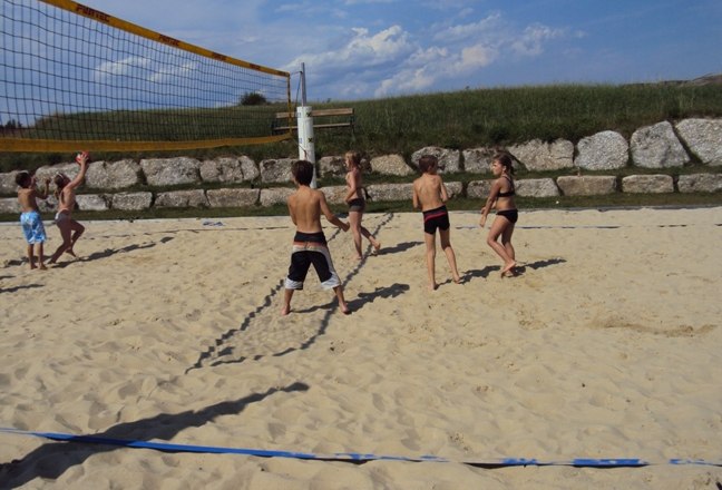 Beachvolleyballplatz beim Naturteich, © MG Schweiggers