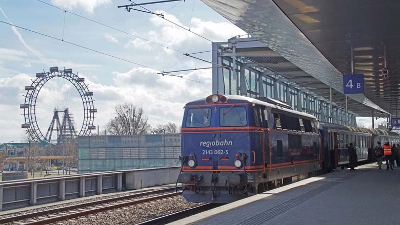 Abfahrt Wien Richtung Weinviertel, © regiobahn RB GmbH