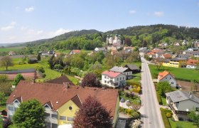 Luftaufnahme Schloss  Artstetten und Gemeinde, © Gemeinde Artstetten/Spießmayer