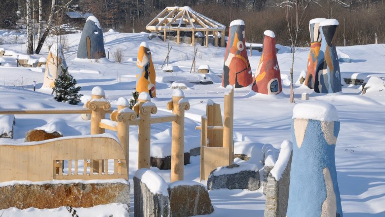 Skulpturenpark im Winter, © kunstmuseum waldviertel