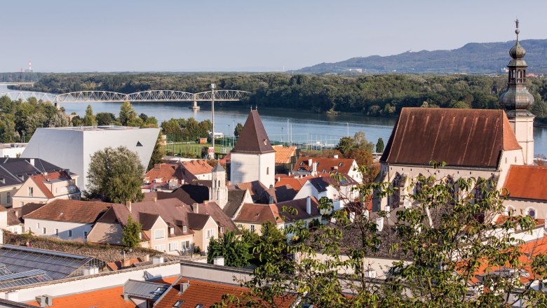 Landesgalerie NÖ im Stadtbild Krems, © Kunstmeile Krems Loxpix