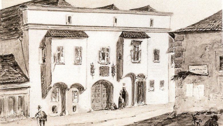 Hafnerhaus nach Hütter, © Museum Mödling