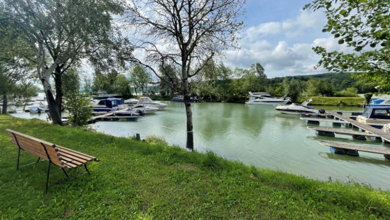 Hafen Marbach, © Camping Marbach