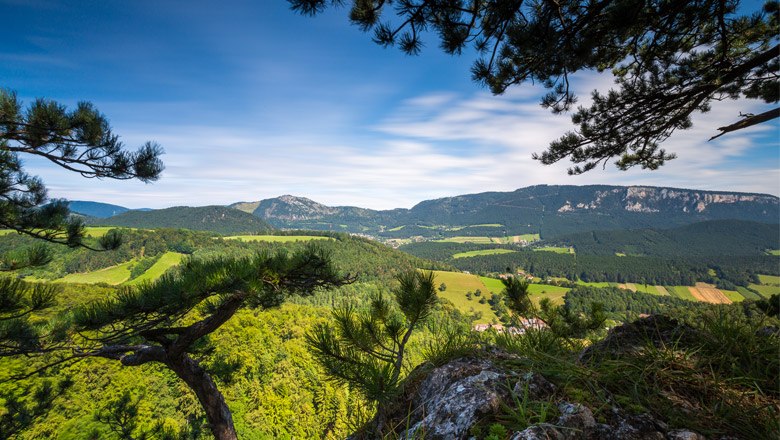 Ausblick von Schrattenbach, © Wiener Alpen, Christian Kremsl