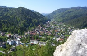 Blick von der Burgruine, © Gemeinde Hohenberg