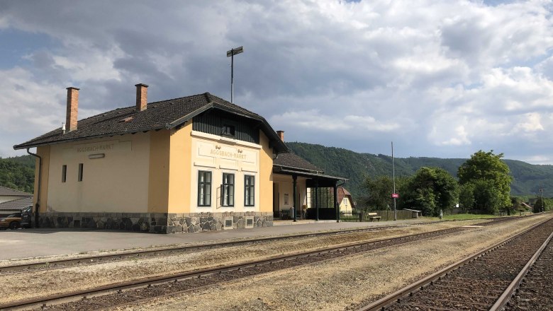 Bahnhof Aggsbach-Markt, © Donau NÖ Tourismus