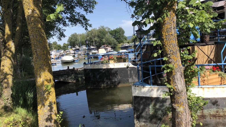 Die Hafenkneipe im Marbacher Hafen, © Donau NÖ Tourismus